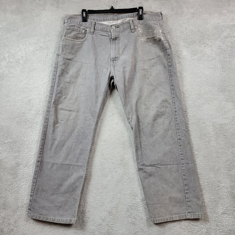 Levis 569 Jeans Men 36x30 Gray Loose Relaxed Straight Skater Baggy Grunge Y2K